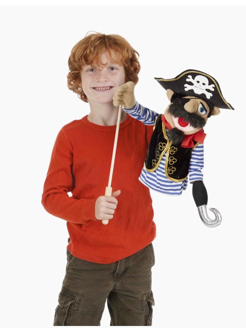 Melissa & Doug Pirate Hand Puppet - Barnacle Bart
